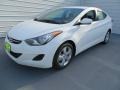 2013 Shimmering White Hyundai Elantra GLS  photo #7