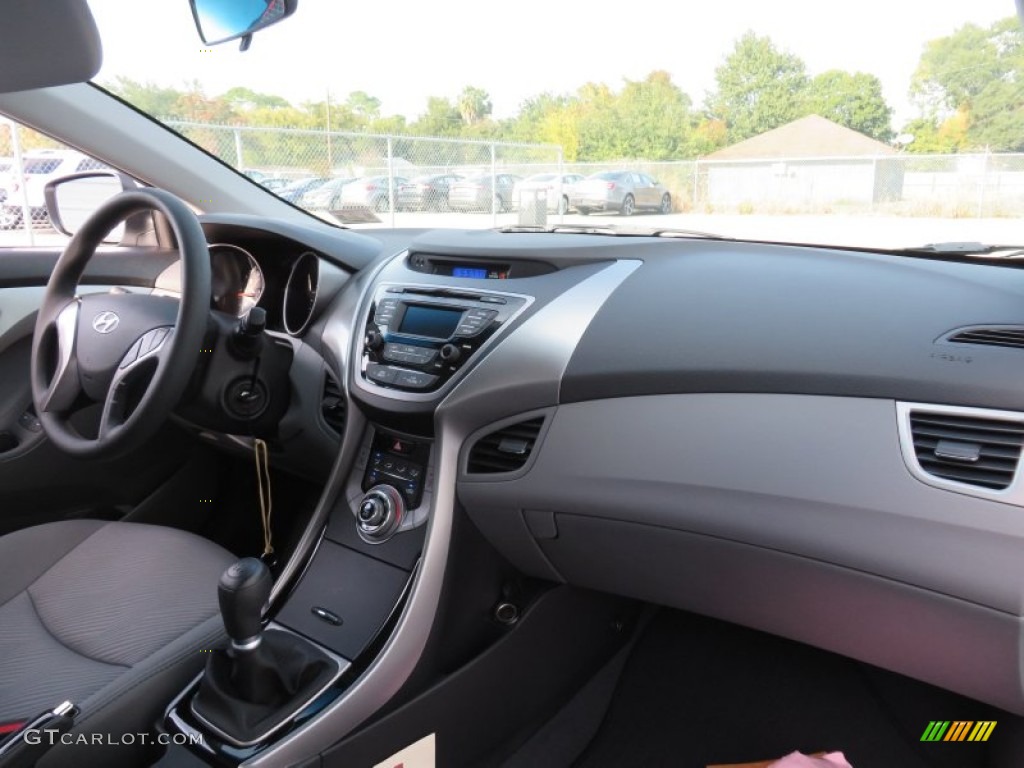 2013 Elantra GLS - Shimmering White / Gray photo #16