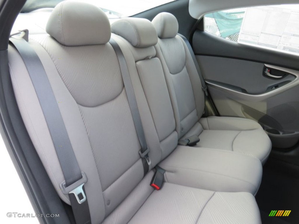 2013 Elantra GLS - Shimmering White / Gray photo #19