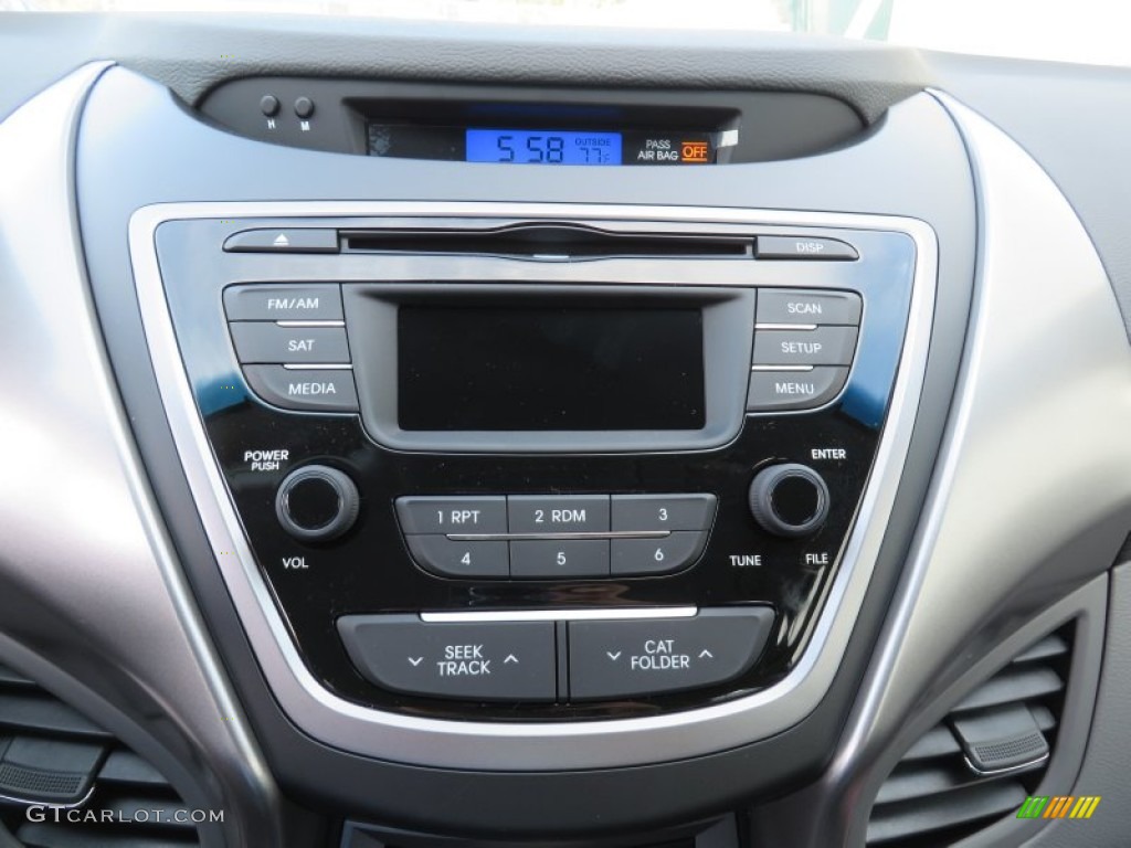 2013 Elantra GLS - Shimmering White / Gray photo #27
