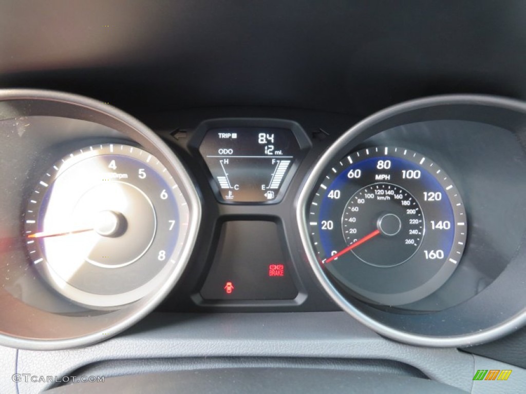 2013 Elantra GLS - Shimmering White / Gray photo #30