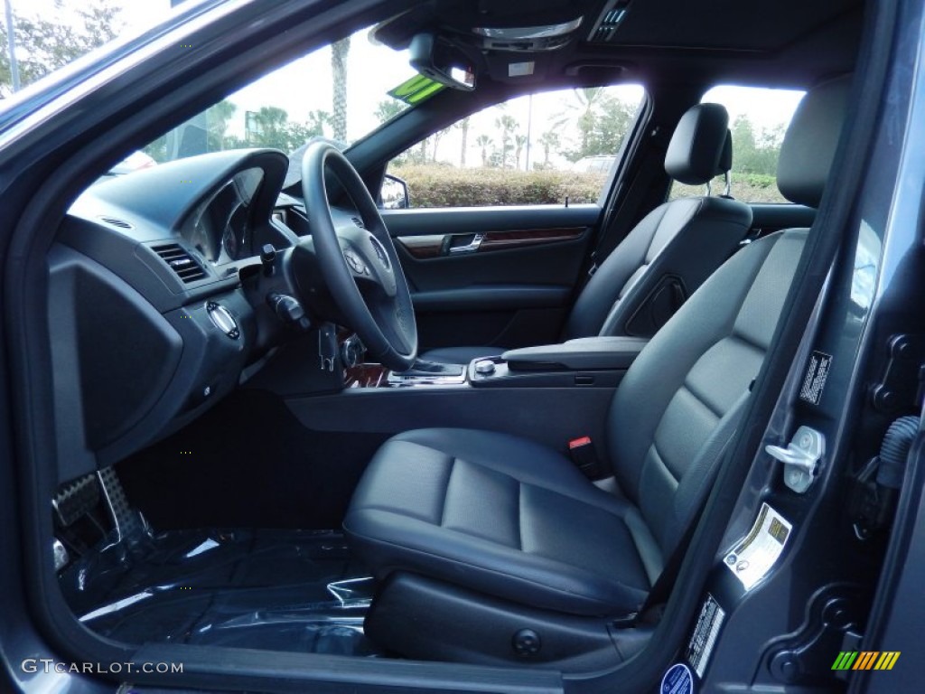 Black Interior 2010 Mercedes-Benz C 300 Luxury Photo #87810253
