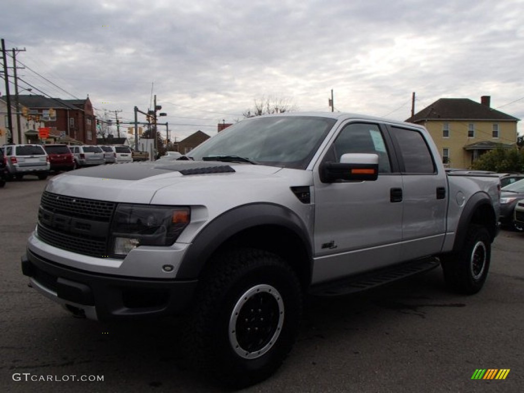 2014 F150 SVT Raptor SuperCrew 4x4 - Ingot Silver / Raptor Black photo #1
