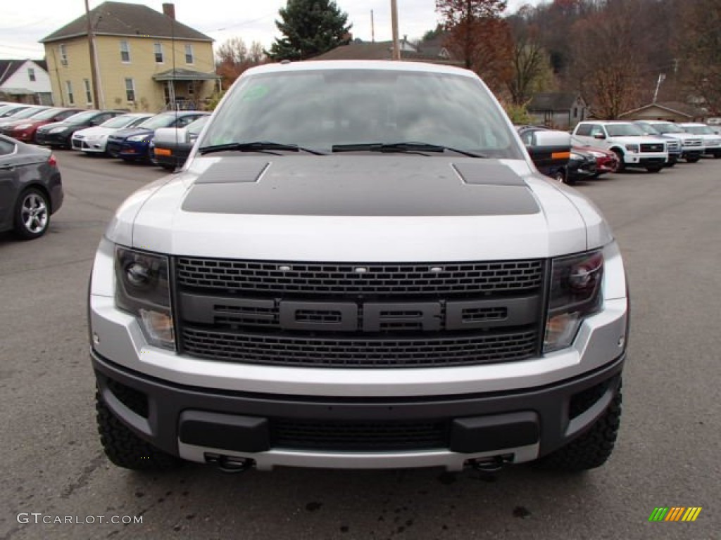 Ingot Silver 2014 Ford F150 SVT Raptor SuperCrew 4x4 Exterior Photo #87812317