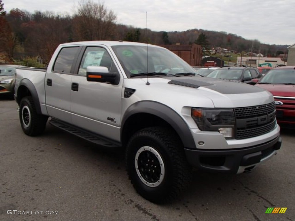 Ingot Silver 2014 Ford F150 SVT Raptor SuperCrew 4x4 Exterior Photo #87812338