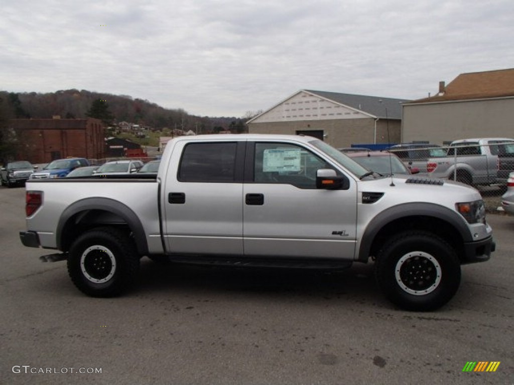 Ingot Silver 2014 Ford F150 SVT Raptor SuperCrew 4x4 Exterior Photo #87812359