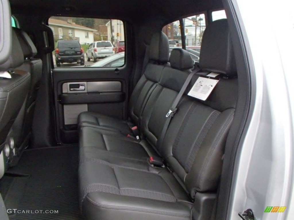 2014 Ford F150 SVT Raptor SuperCrew 4x4 Rear Seat Photo #87812476