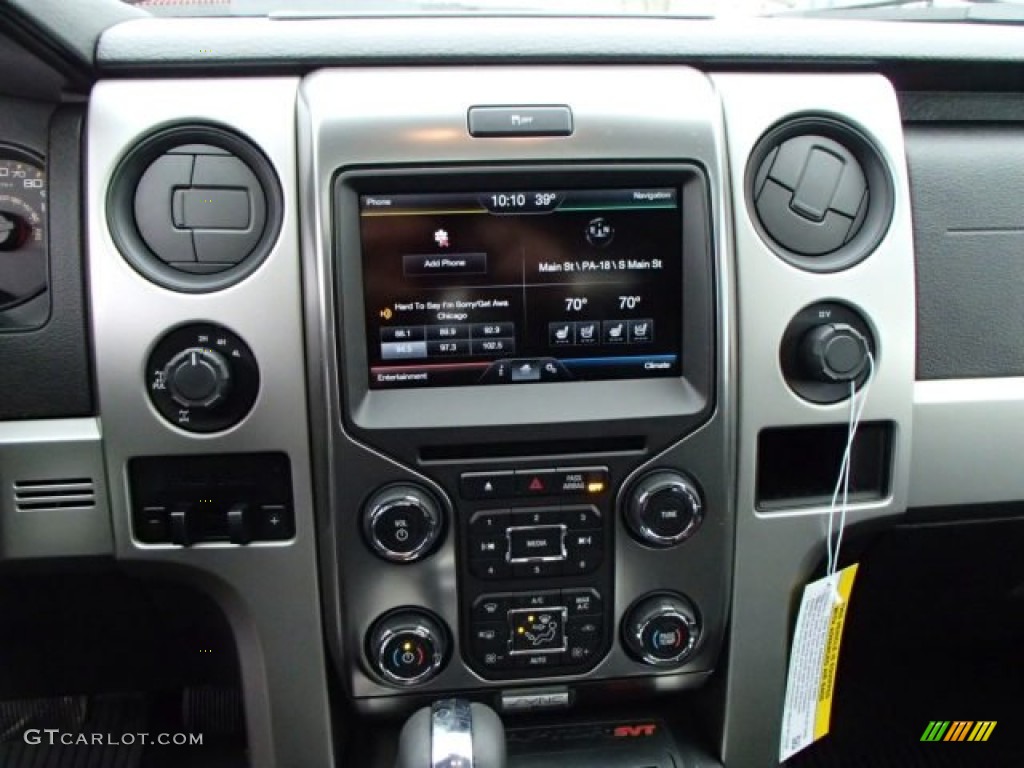 2014 Ford F150 SVT Raptor SuperCrew 4x4 Controls Photo #87812575