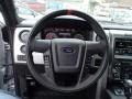 Raptor Black 2014 Ford F150 SVT Raptor SuperCrew 4x4 Steering Wheel