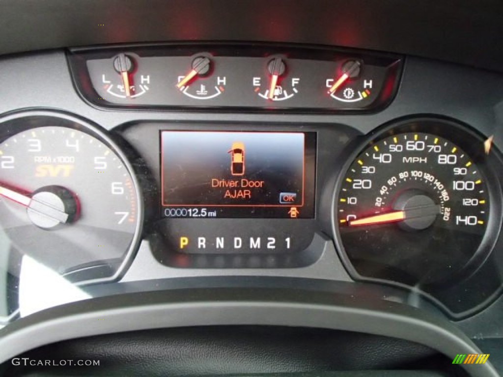 2014 Ford F150 SVT Raptor SuperCrew 4x4 Gauges Photo #87812752