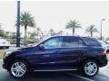 2014 Lunar Blue Metallic Mercedes-Benz ML 350 4Matic  photo #2