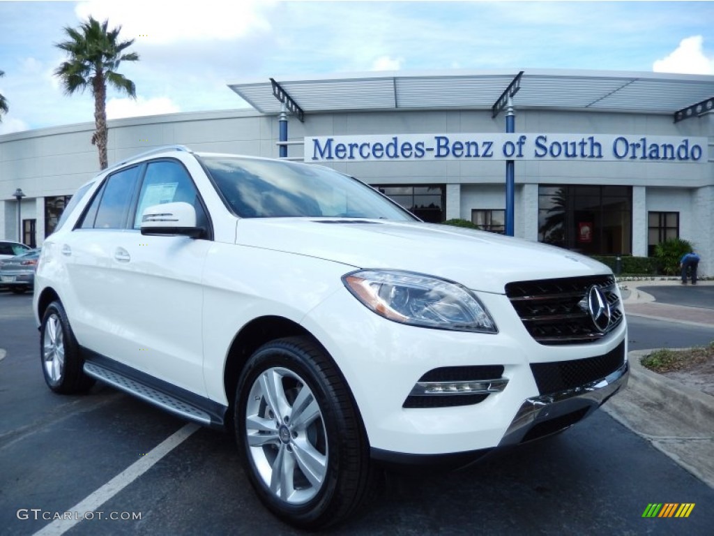 2014 ML 350 BlueTEC 4Matic - Polar White / Almond Beige photo #1