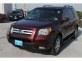 2008 Dark Cherry Pearl Honda Pilot EX-L  photo #3