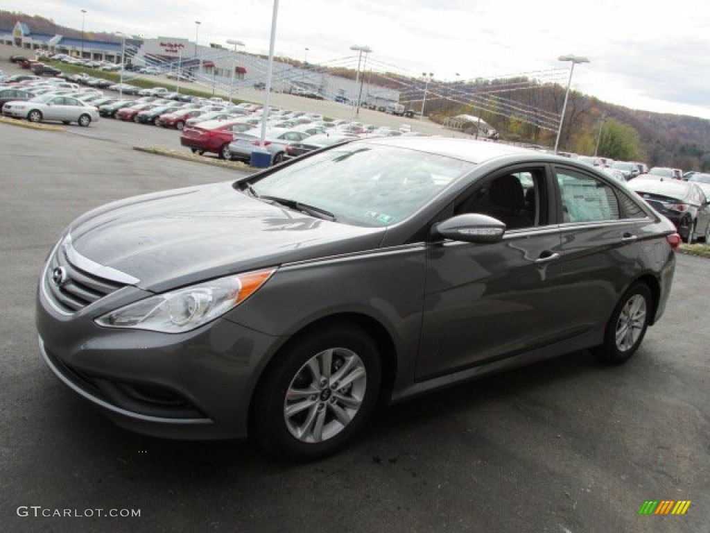 2014 Sonata GLS - Harbor Gray Metallic / Gray photo #4