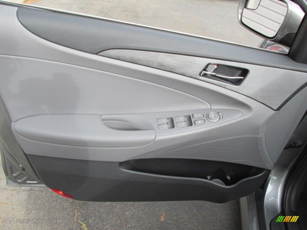 2014 Sonata GLS - Harbor Gray Metallic / Gray photo #7