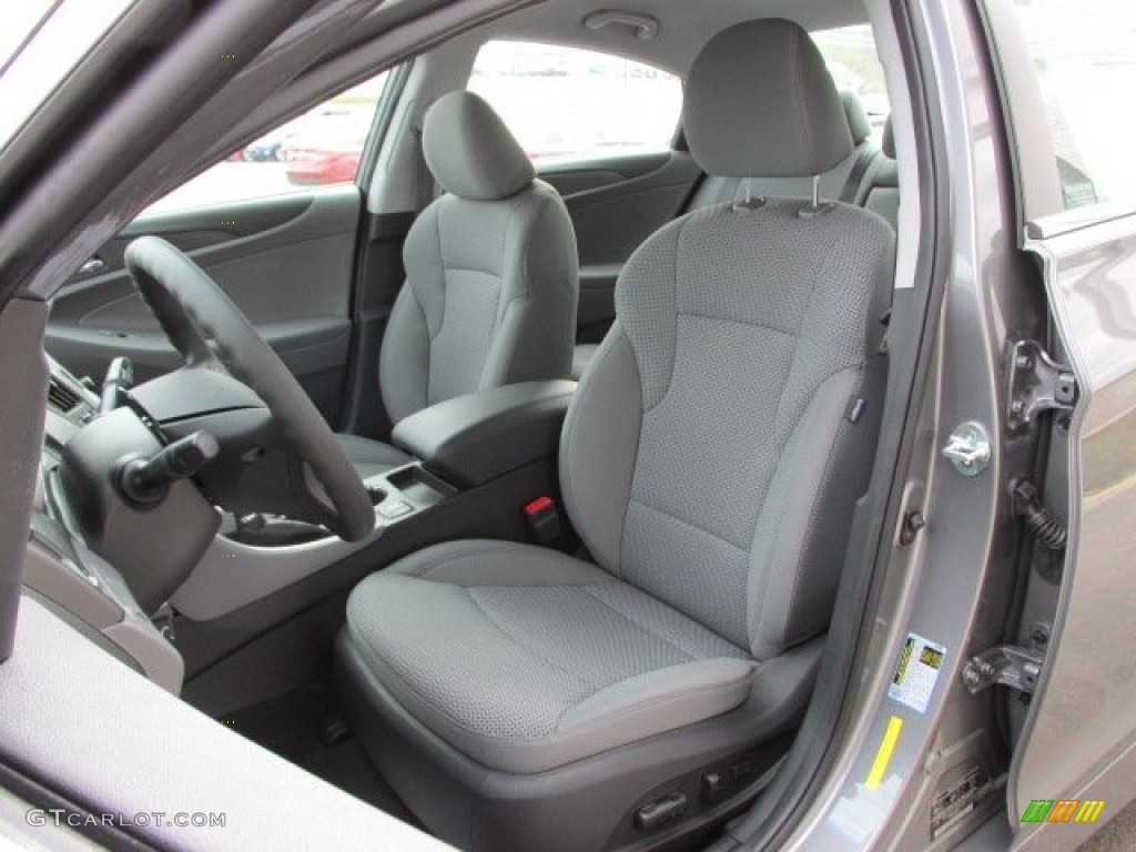 2014 Sonata GLS - Harbor Gray Metallic / Gray photo #8