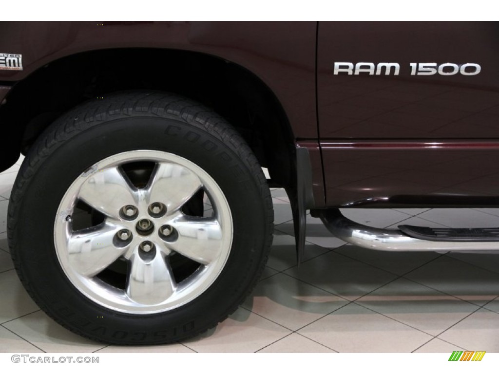 2004 Ram 1500 SLT Quad Cab 4x4 - Deep Molten Red Pearl / Dark Slate Gray photo #15