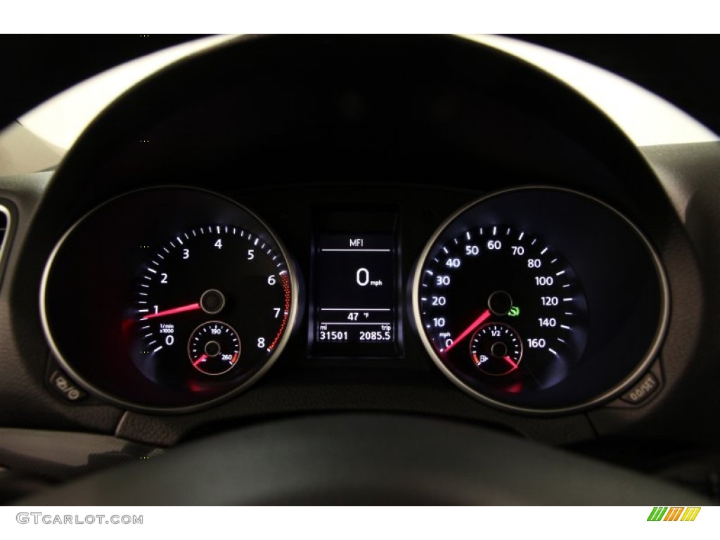 2013 Volkswagen Jetta S SportWagen Gauges Photo #87816523