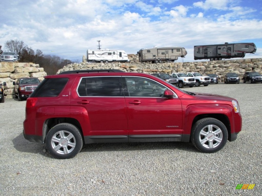 Crystal Red Tintcoat GMC Terrain