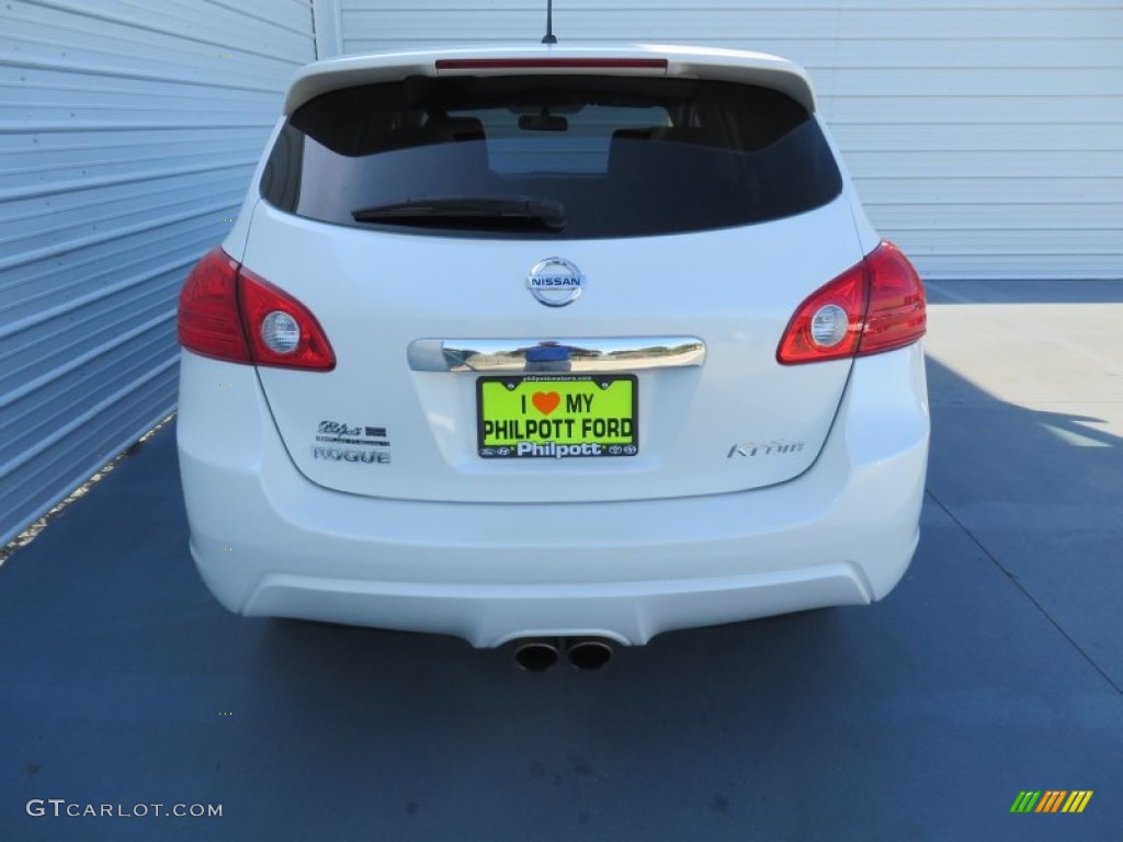 2011 Rogue S Krom Edition - Pearl White / Black photo #5