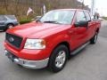 2004 Bright Red Ford F150 XLT SuperCab 4x4  photo #6