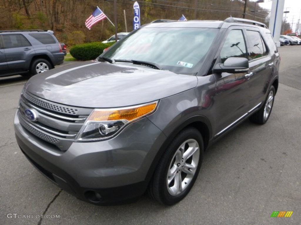 2013 Explorer Limited 4WD - Sterling Gray Metallic / Charcoal Black photo #6