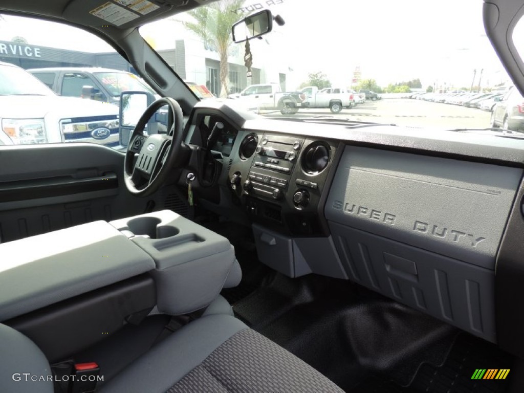 2011 Ford F250 Super Duty XL SuperCab Steel Gray Dashboard Photo #87819643