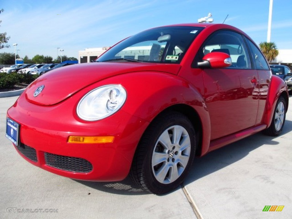 2009 New Beetle 2.5 Coupe - Salsa Red / Black photo #3