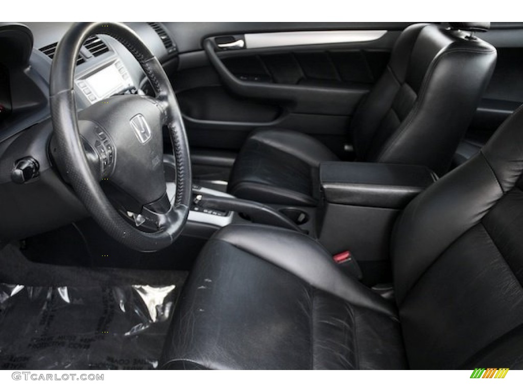 2006 Accord EX-L Coupe - Nighthawk Black Pearl / Black photo #3