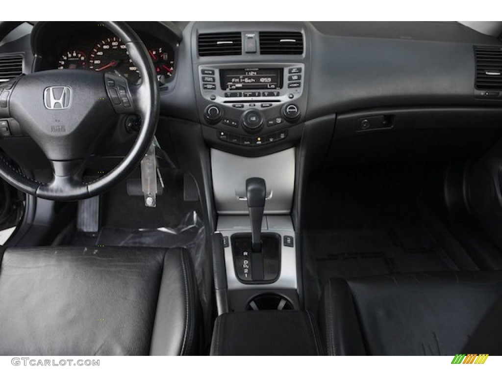 2006 Accord EX-L Coupe - Nighthawk Black Pearl / Black photo #5