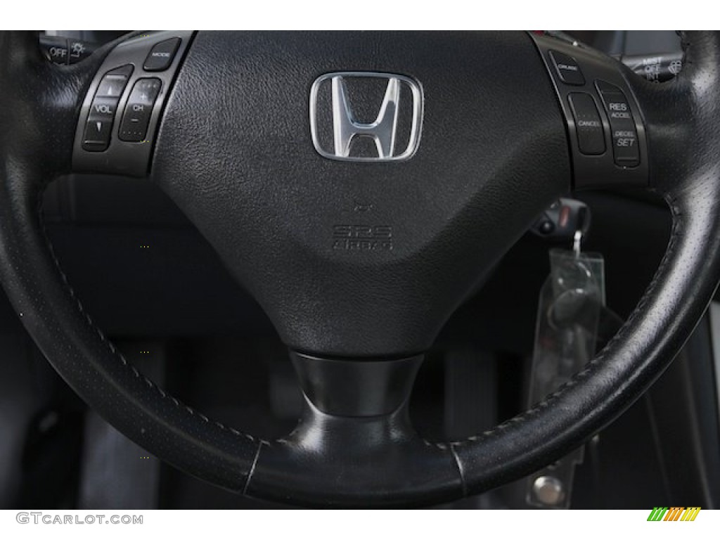 2006 Accord EX-L Coupe - Nighthawk Black Pearl / Black photo #6