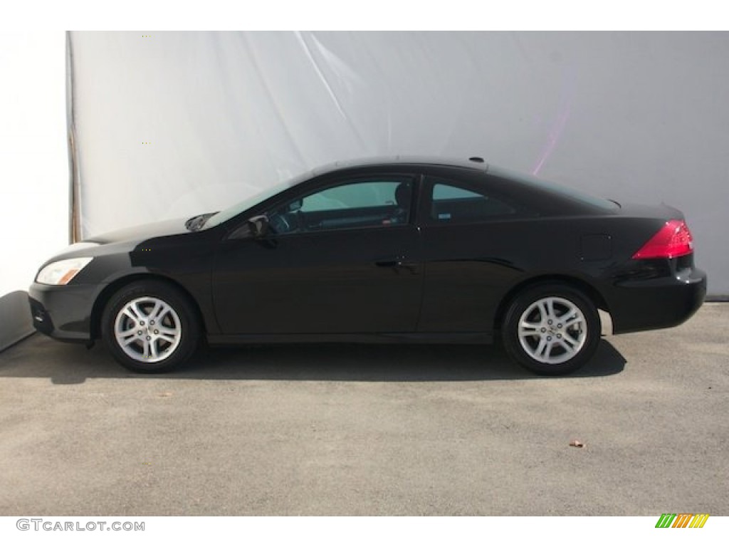 2006 Accord EX-L Coupe - Nighthawk Black Pearl / Black photo #9