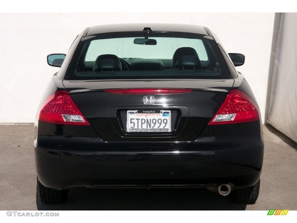 2006 Accord EX-L Coupe - Nighthawk Black Pearl / Black photo #10