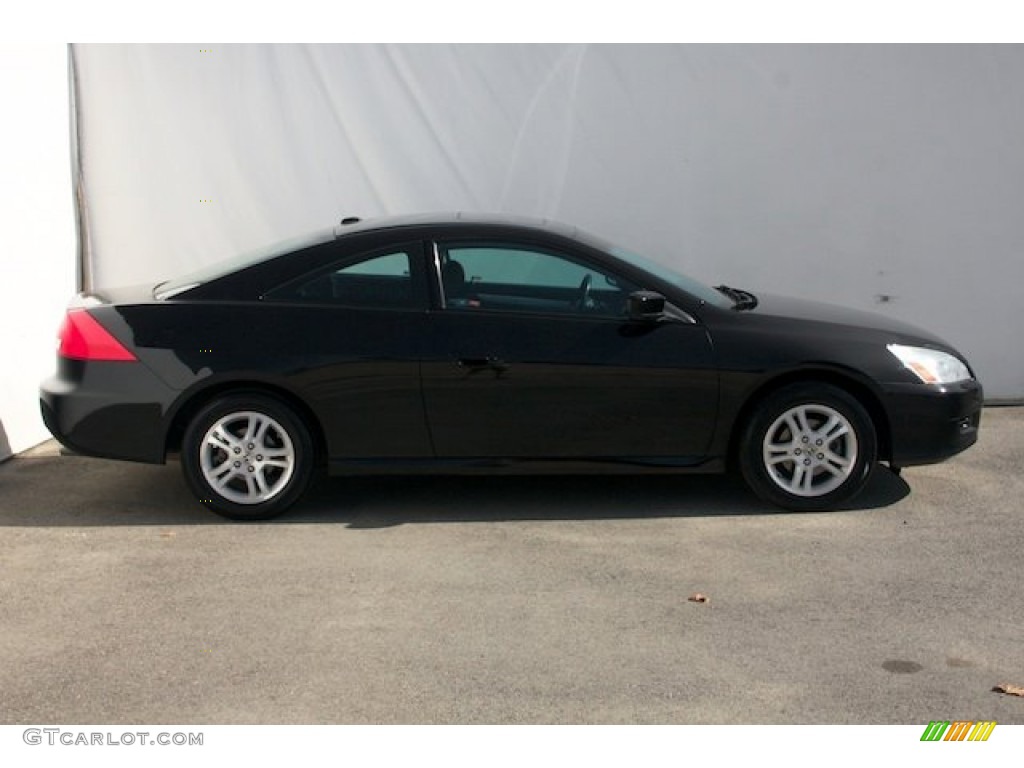 2006 Accord EX-L Coupe - Nighthawk Black Pearl / Black photo #11