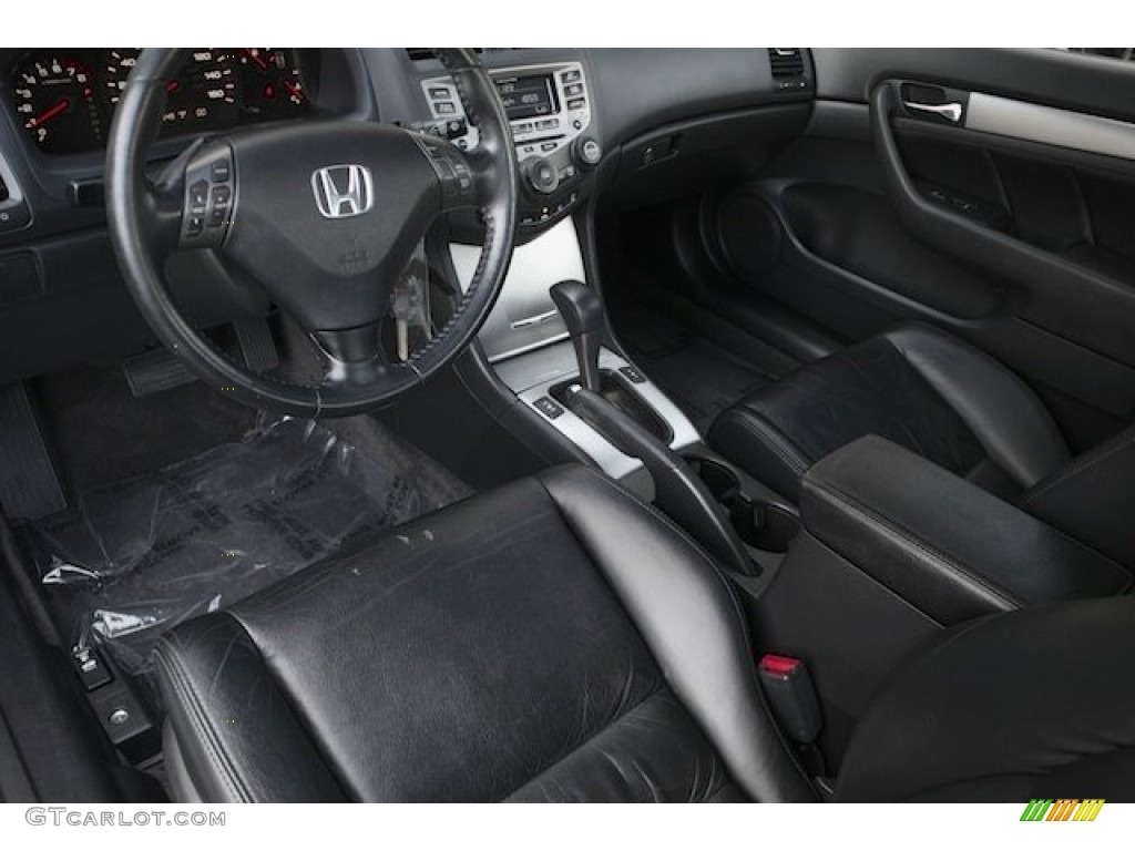 2006 Accord EX-L Coupe - Nighthawk Black Pearl / Black photo #12