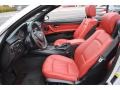 Coral Red/Black Interior Photo for 2008 BMW 3 Series #87821422