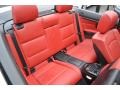 Coral Red/Black Rear Seat Photo for 2008 BMW 3 Series #87821428
