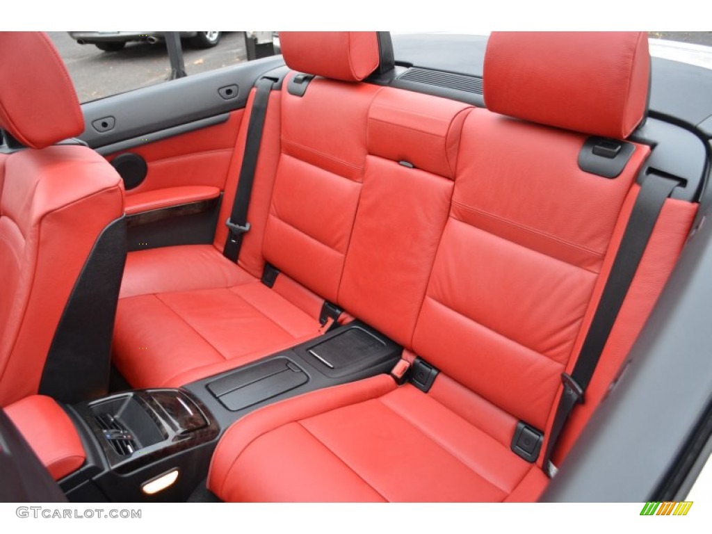 Coral Red/Black Interior 2008 BMW 3 Series 328i Convertible Photo #87821434