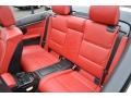 Coral Red/Black Rear Seat Photo for 2008 BMW 3 Series #87821434