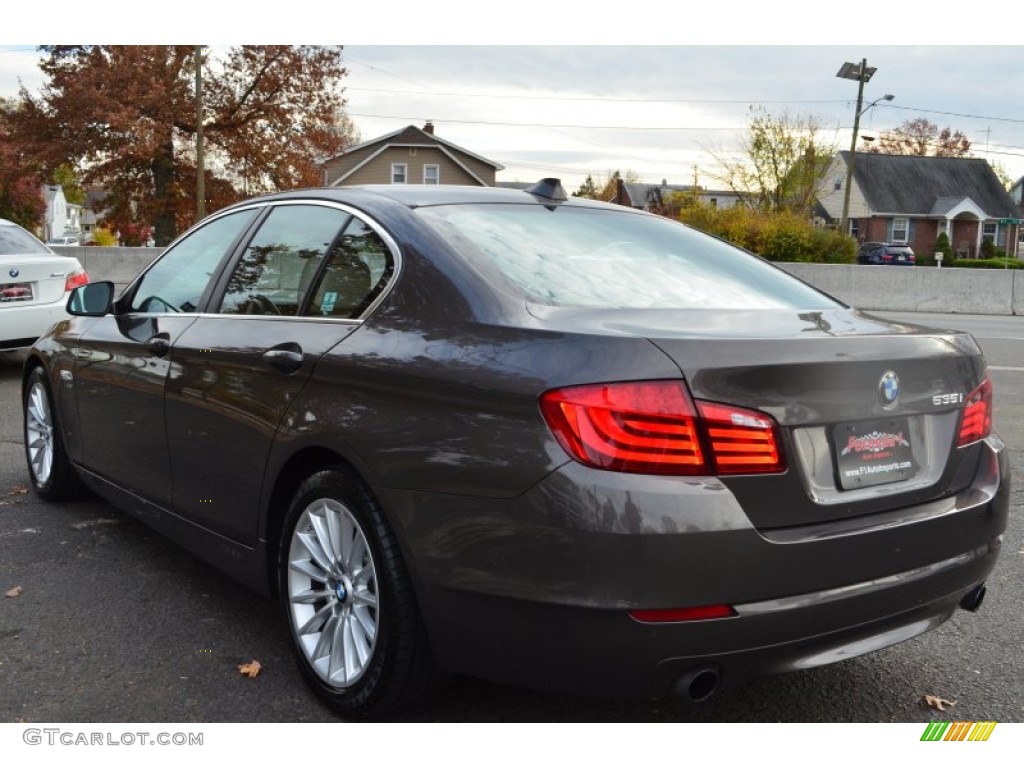 2011 5 Series 535i xDrive Sedan - Mojave Brown Metallic / Venetian Beige photo #7