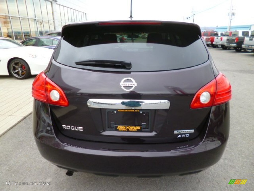 2013 Rogue S AWD - Black Amethyst / Gray photo #6