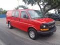 2013 Victory Red Chevrolet Express 1500 Cargo Van  photo #1