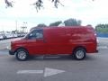 2013 Victory Red Chevrolet Express 1500 Cargo Van  photo #3