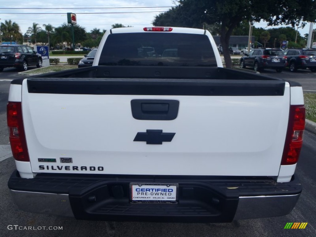 2011 Silverado 1500 Extended Cab - Summit White / Dark Titanium photo #4