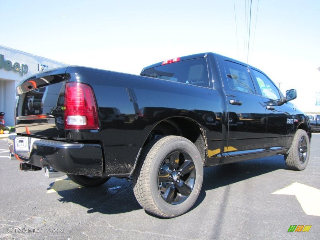 2014 1500 Express Crew Cab 4x4 - Black / Black/Diesel Gray photo #7