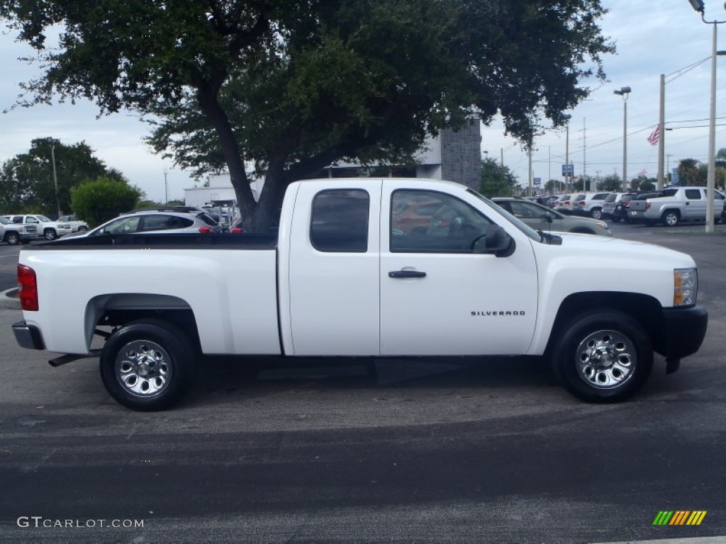 2011 Silverado 1500 Extended Cab - Summit White / Dark Titanium photo #6