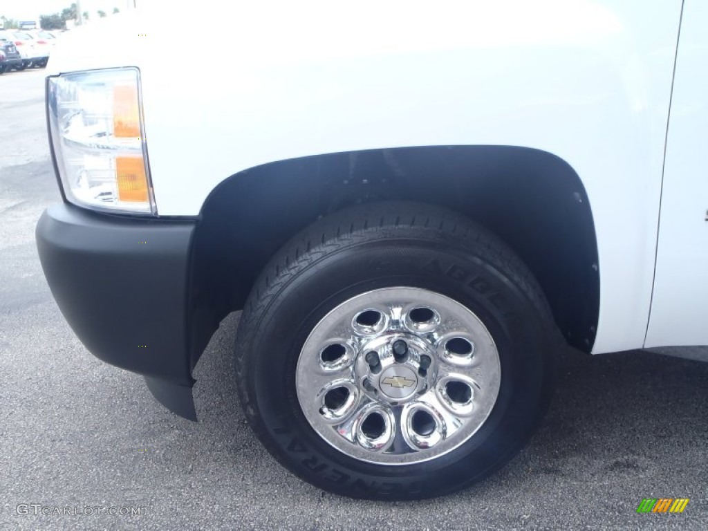 2011 Silverado 1500 Extended Cab - Summit White / Dark Titanium photo #7