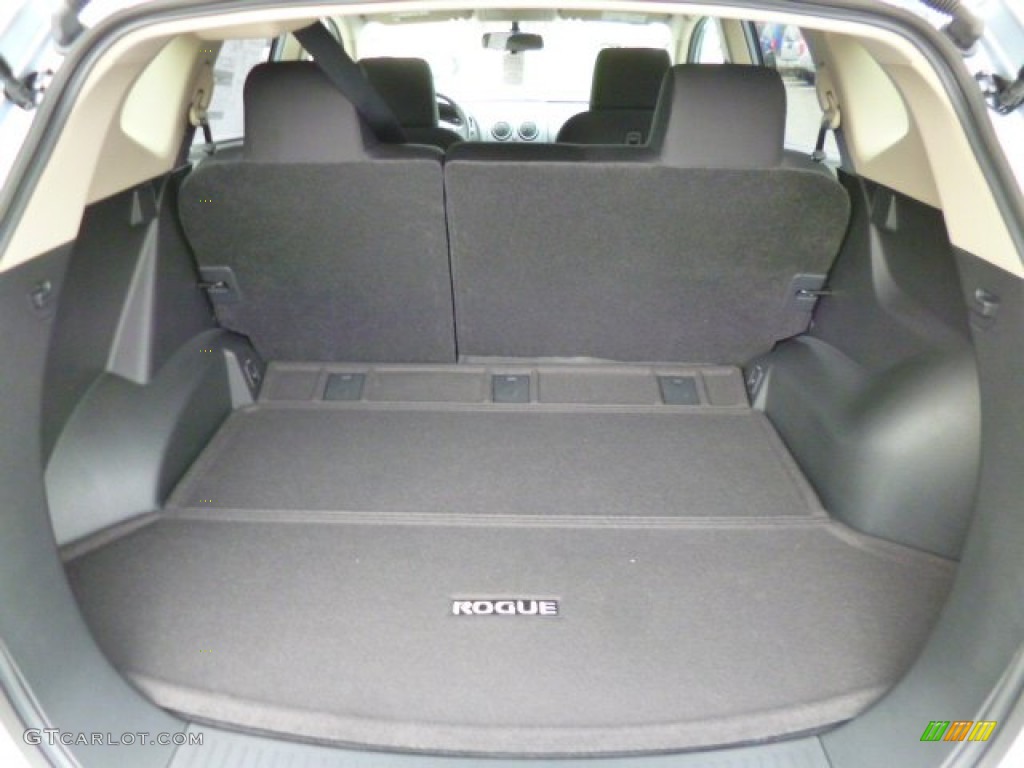 2013 Rogue S AWD - Frosted Steel / Black photo #12