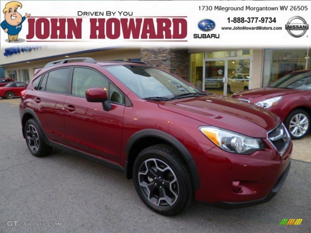 2014 XV Crosstrek 2.0i Limited - Venetian Red Pearl / Ivory photo #1