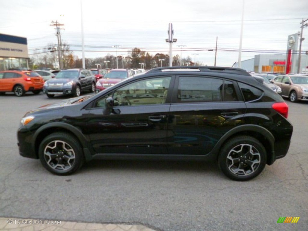 2014 XV Crosstrek 2.0i Premium - Crystal Black Silica / Ivory photo #4